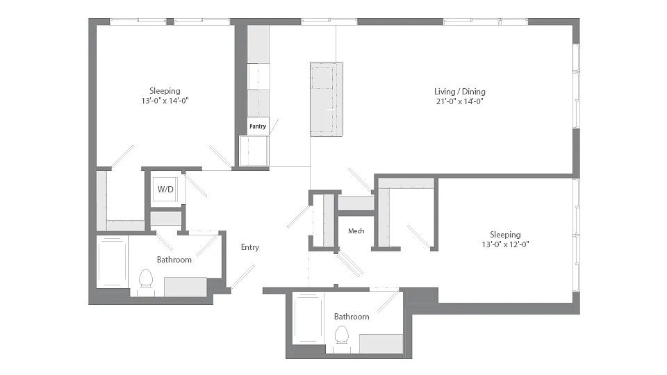 Floor plan Cleveland