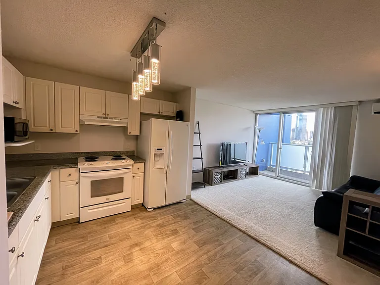 Kitchen and Living Area with Furnished Option