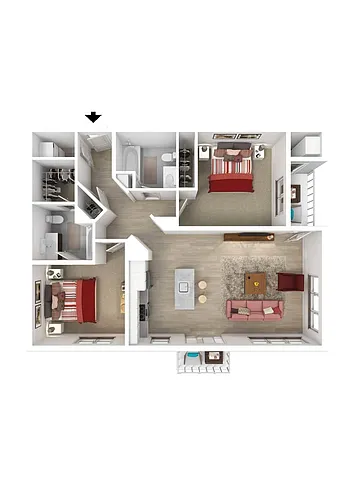 Floor plan The Oasis