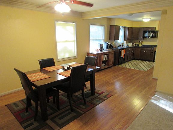 Kitchen and dining area
