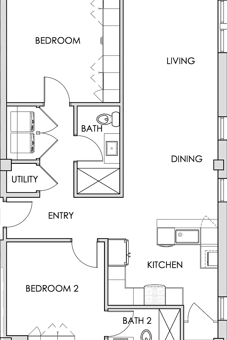 2 bed, 1154 sqft, $1,900 — Photo 1
