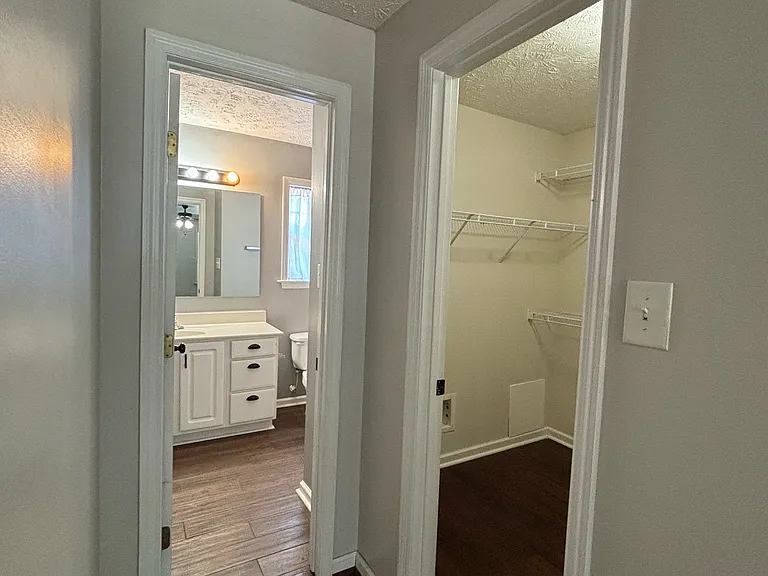 entry to master bathroom/walk in closet