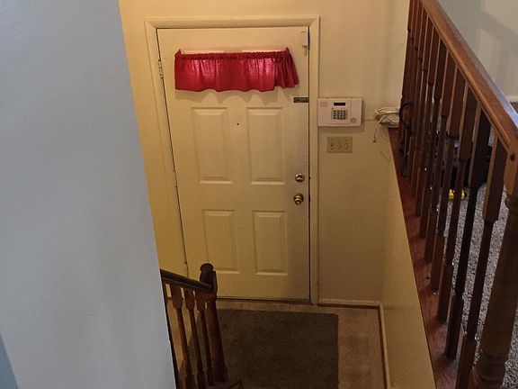 Steps leading from front door