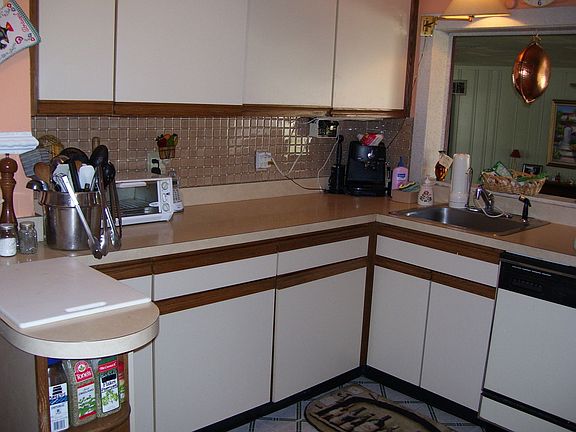 Kitchen Overlooks Family Room