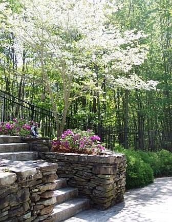 Stone Stairs in Rear