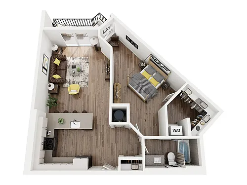 Floor plan 1BR3