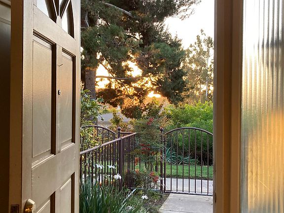 front door, gate to the patio