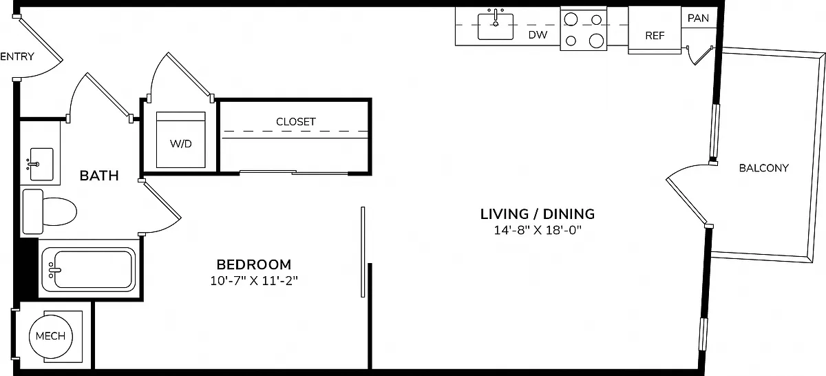 Floor plan A22