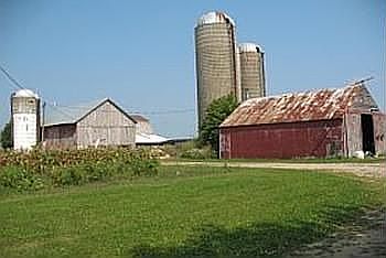 A great workshop, 2 barns, and 2 good silos