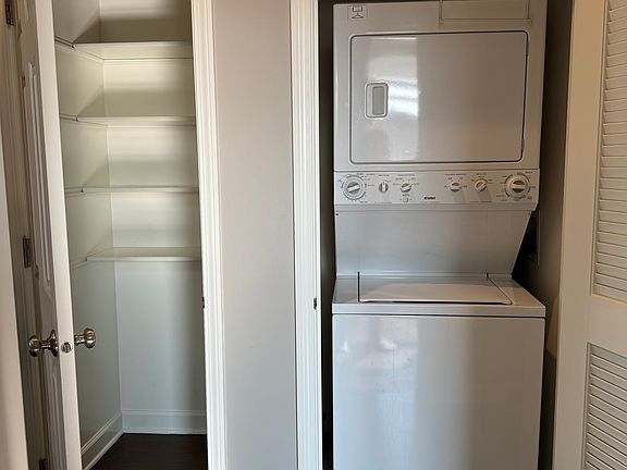 Washer/Dryer and Hallway closet.