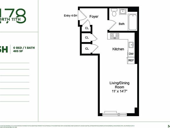 2nd image of 178 N 11th St #5H