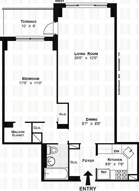 1st image of 165 W 66th St APT 14F