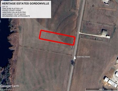 LOT 1.12 Heritage Rd, Gordonville, TX, 76245