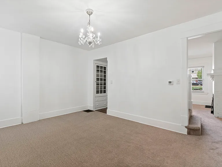 Dining Room with built in china closet.