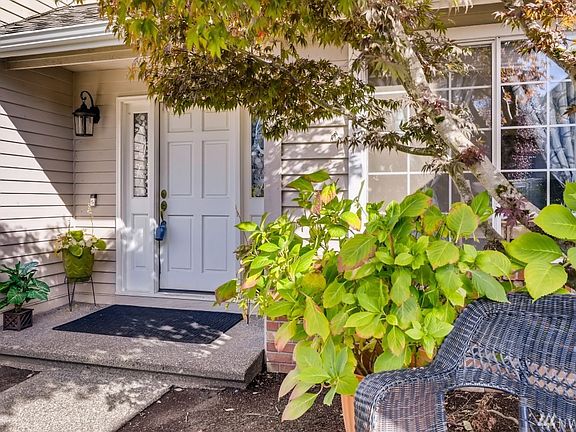 Inviting covered entry. Ring doorbell system included.