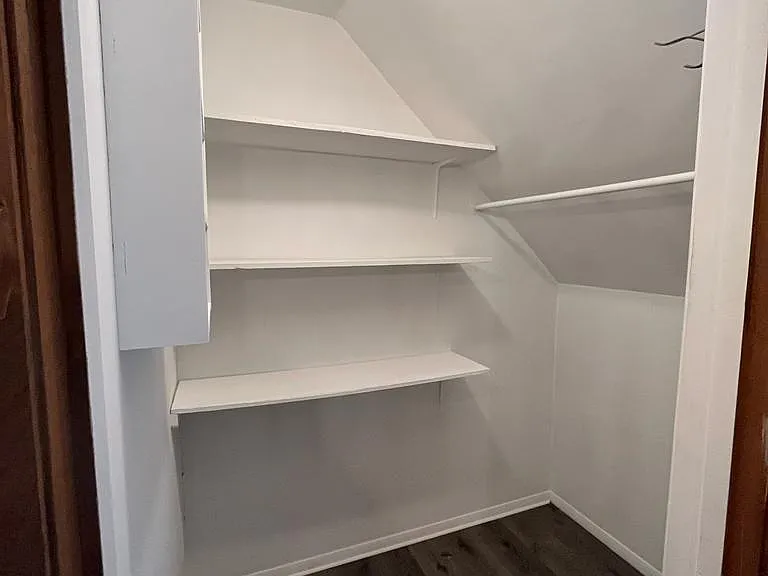 Bathroom walk-in closet