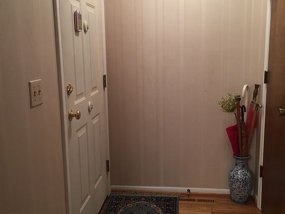 Front door & coat closet
