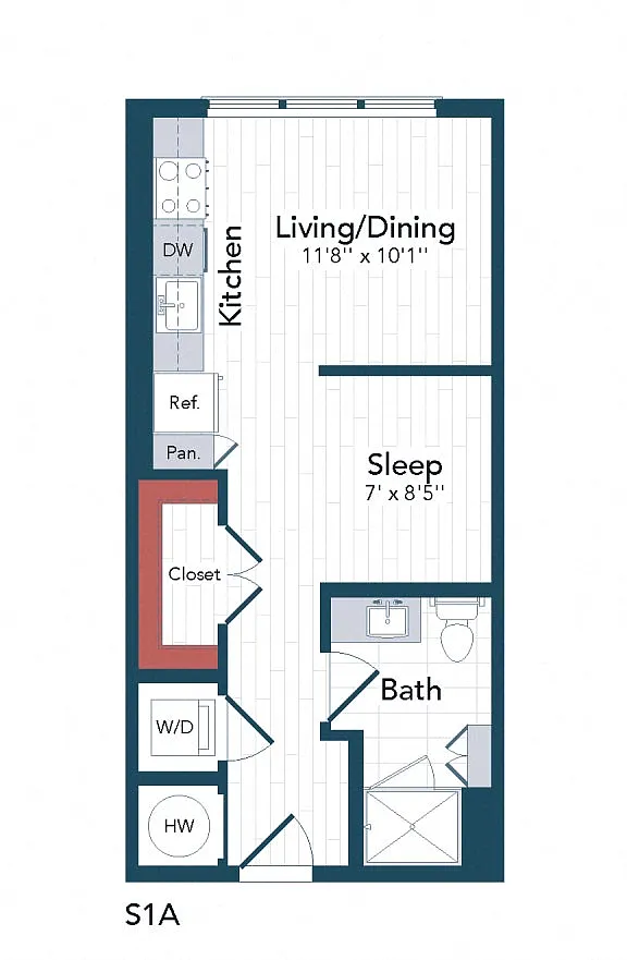 Floor plan S1A