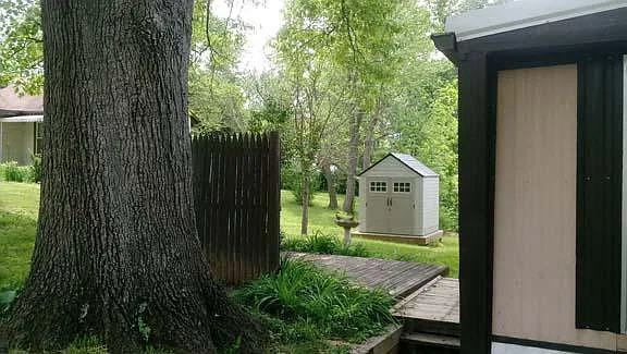 Out side Storage Shed. Included