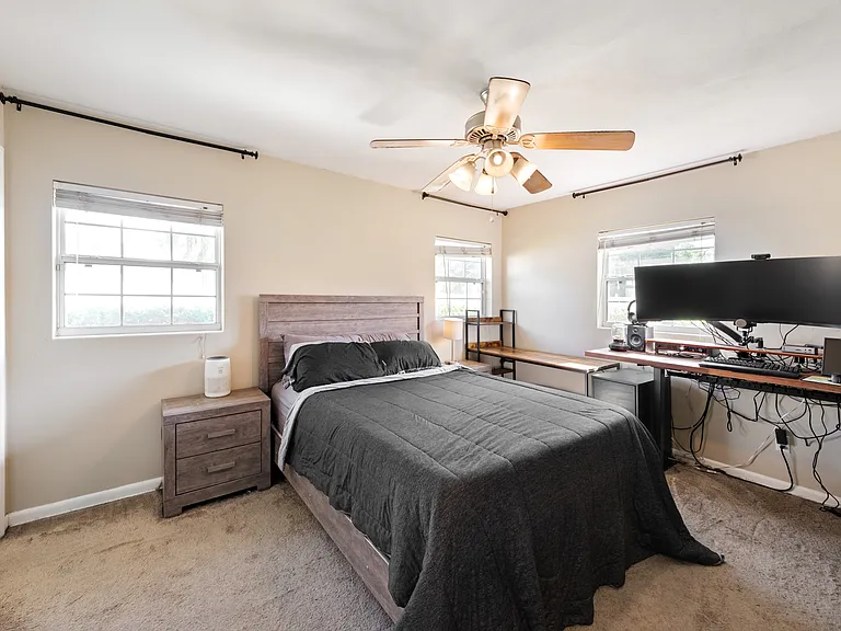 Bedroom 3/ Primary with attached bathroom.