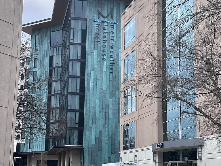 Completely remodeled boutique hotel directly behind condo building, great for overflow out-of-town guests!