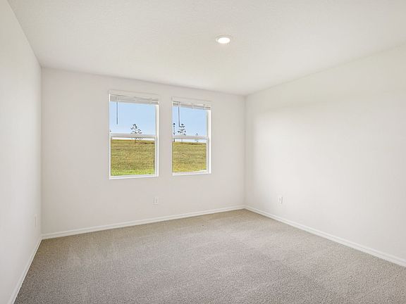 The Primary Bedroom of the Bluebell Floorplan.