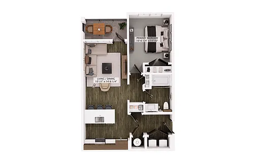 Floor plan Chicago (A1)