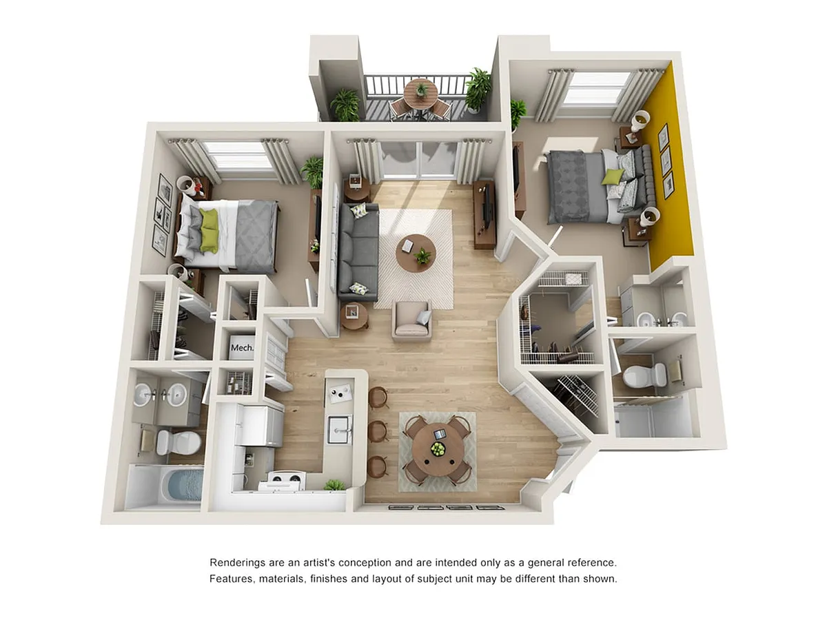 Floor plan Queen