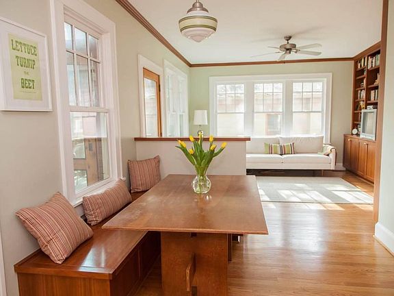 Kitchen connects to family room