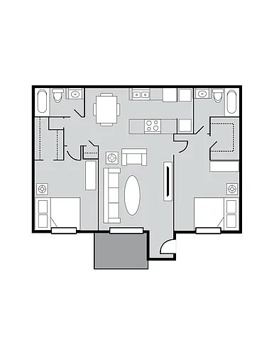 Floor plan B1R