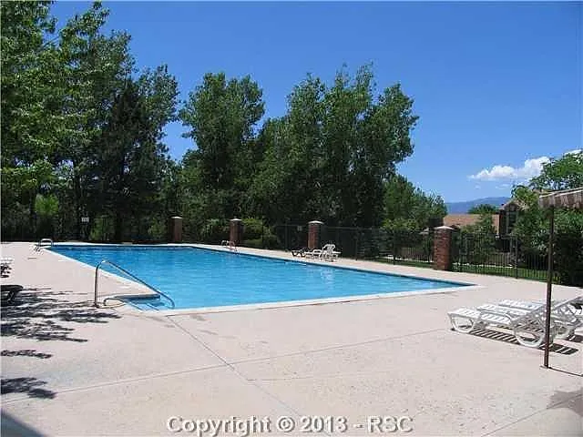 Big pool and clubhouse.