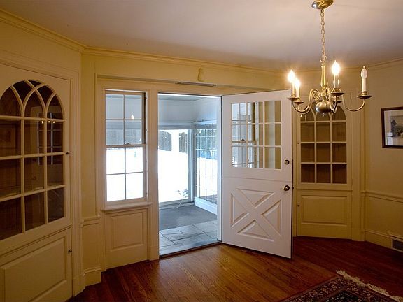 Dining room overlooking yard