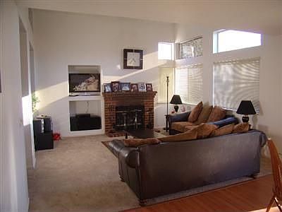 Light, bright family room.