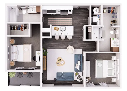Floor plan Park-2B