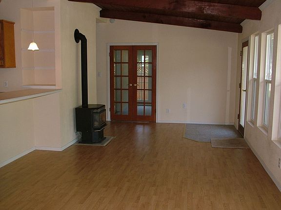 spacious living room with gas fireplace