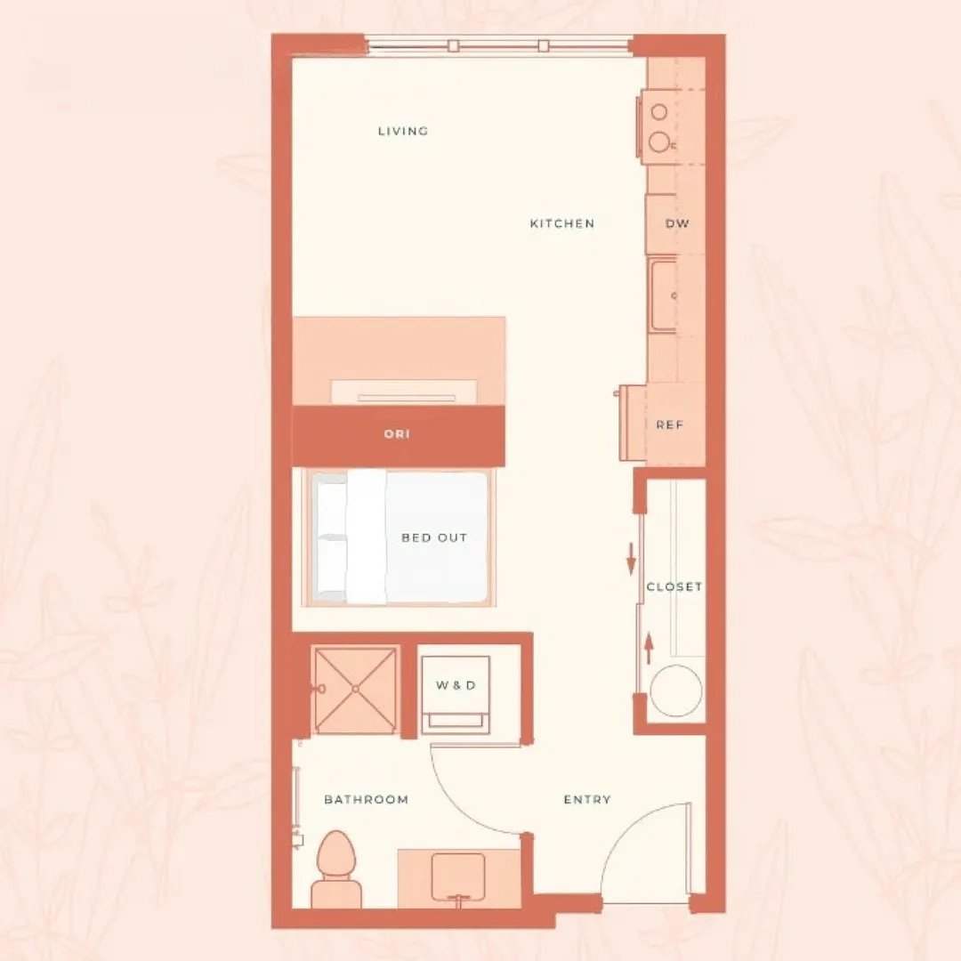 Floor plan Flex Live/Work Studio