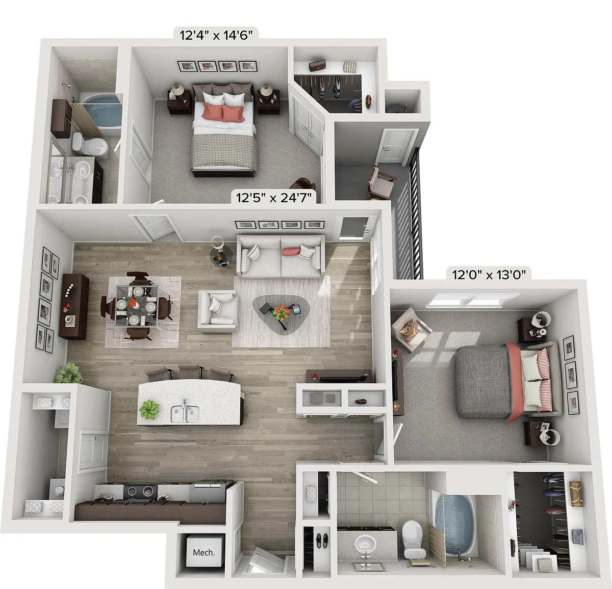 Floor plan B3