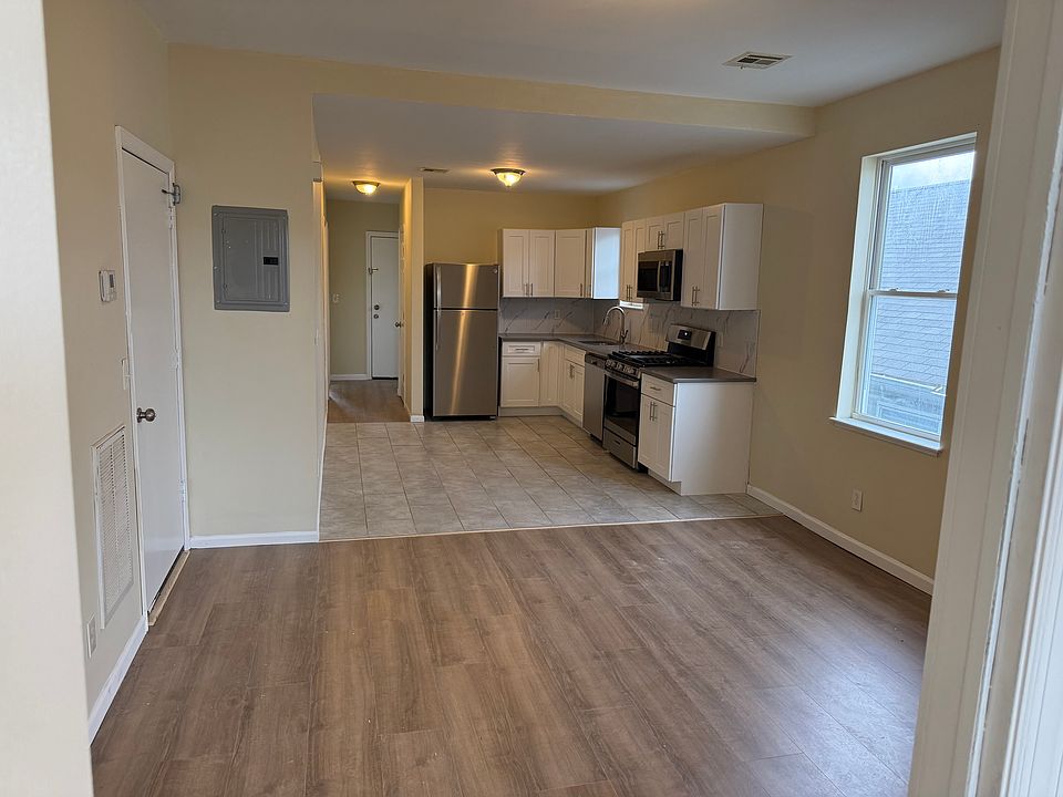 Open concept kitchen and living room