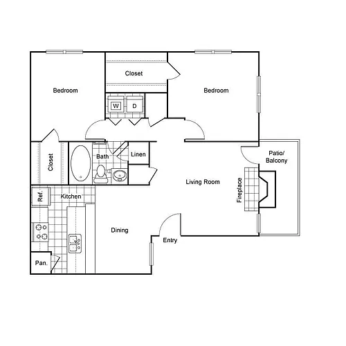 Floor plan B4 - 890
