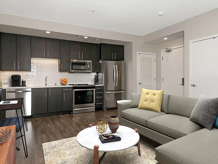Living Room with Hard Surface Flooring