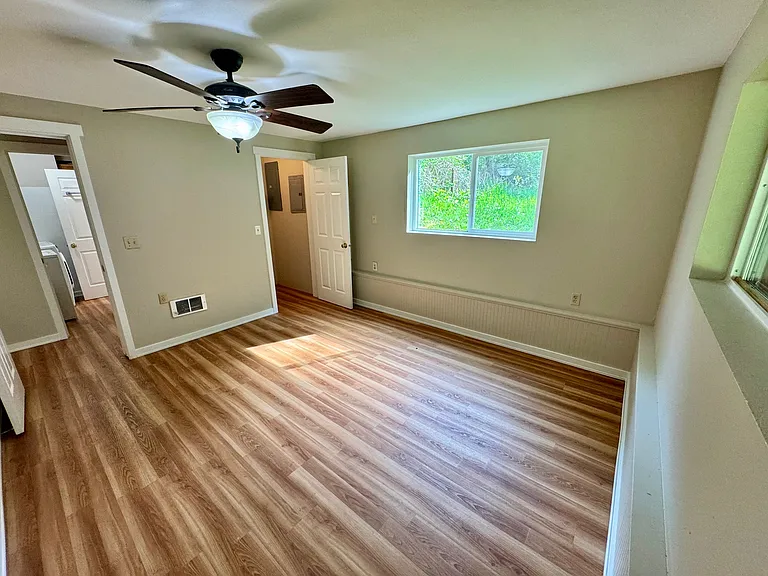 Primary bedroom with Walk-in closet, fresh paint and NEW Vinyl windows!
