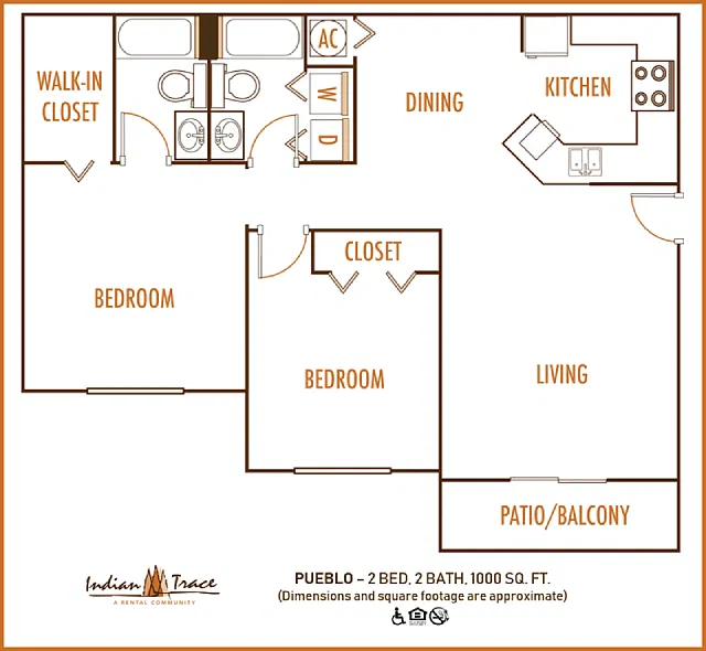 Floor plan PUEBLO