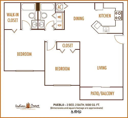 Floor plan PUEBLO