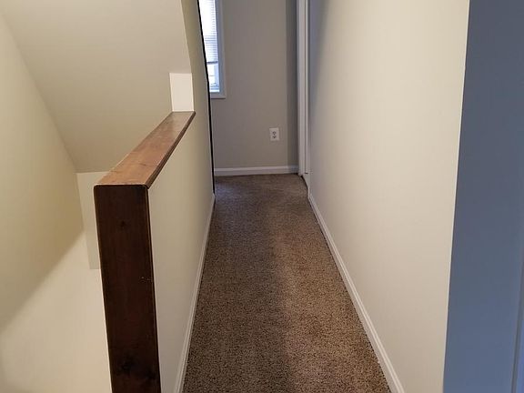 Hallway to bathroom