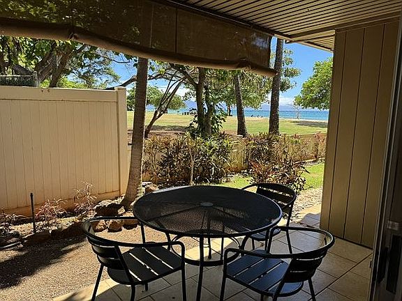 Private lanai over looking park and Ocean view!