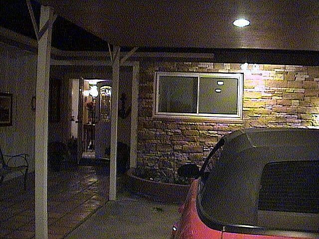outside
