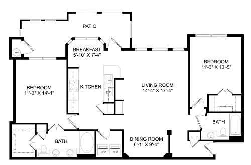 Floor plan B3a
