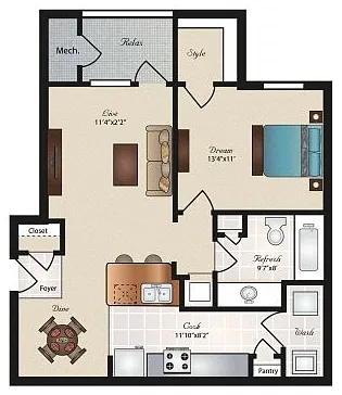 Floor plan The Windsor