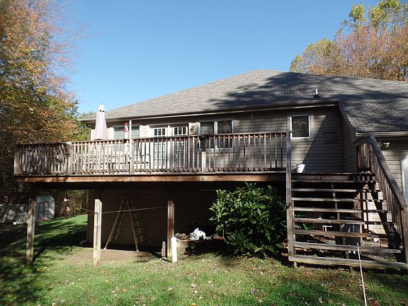 Deck off Kitchen is 31'x12'