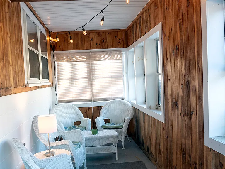 3 season porch - no storage.